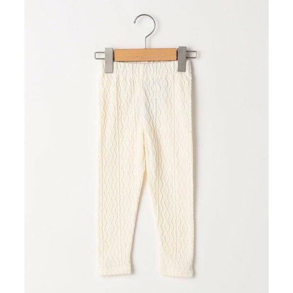 SHIPS / シップス SHIPS KIDS:8090cm / ケーブル パターン レギンス