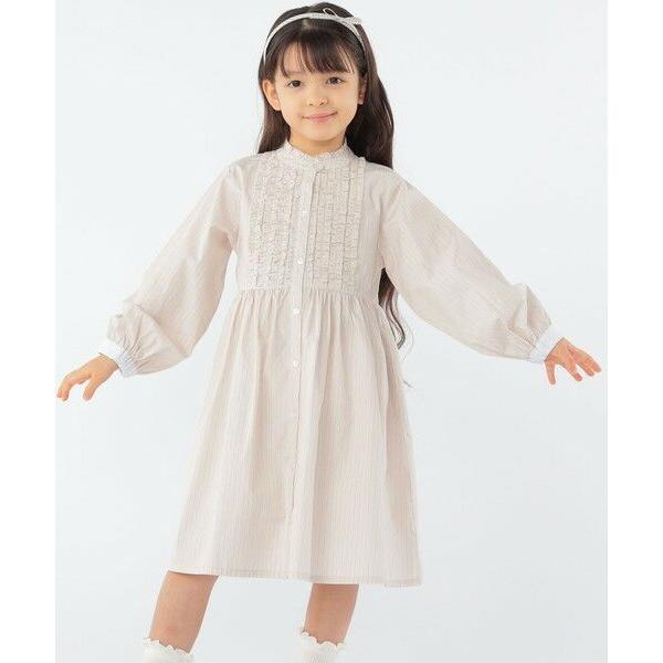 SHIPS / シップス SHIPS KIDS:100130cm / フリル シャツ ワンピース