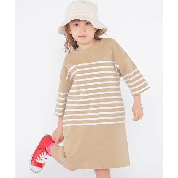 SHIPS / シップス SHIPS KIDS:100155cm / パネル ボーダー ワンピース