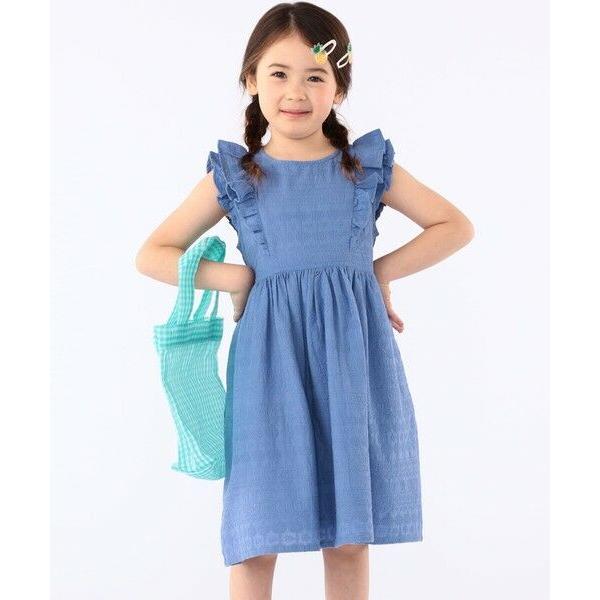 SHIPS / シップス SHIPS KIDS:100130cm /エンブロイダリー ワンピース