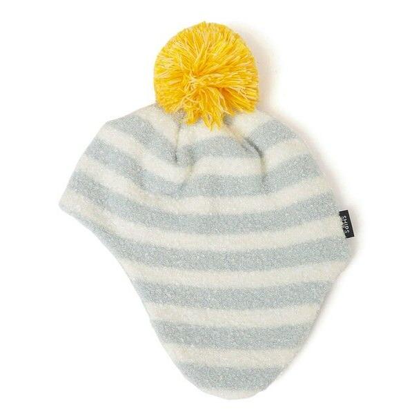 SHIPS / シップス SHIPS KIDS:ベビー ふわもこ ボーダー ニットキャップ