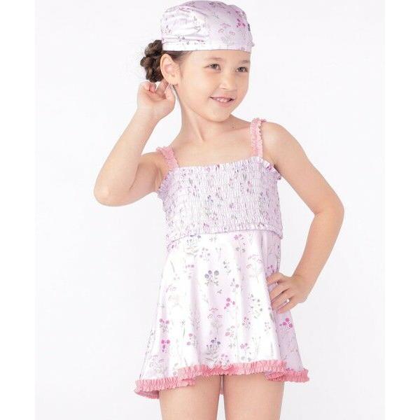 SHIPS / シップス SHIPS KIDS:90130cm / フラワー フリル スイム ワンピ...