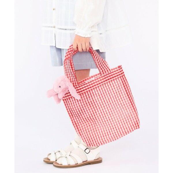 SHIPS / シップス Diminutivo:メッシュ メルカード ギンガム トートバッグ