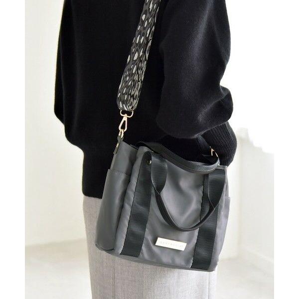 SHIPS / シップス quaranciel: 2way 8ポケット ライン ショルダー バッグ