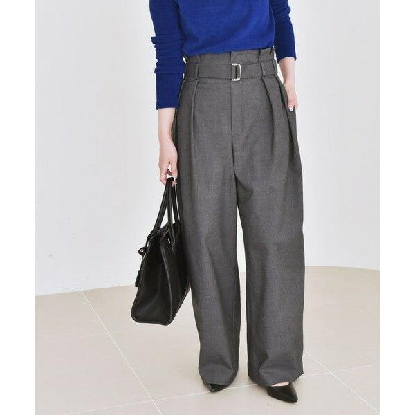 SHIPS / シップス quaranciel:〈洗濯機可能〉ハンサム ハイウエスト ベルト ワイド...