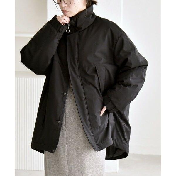 SHIPS / シップス quaranciel:〈撥水加工〉中綿 スタンドカラー ダブル ジップ モ...