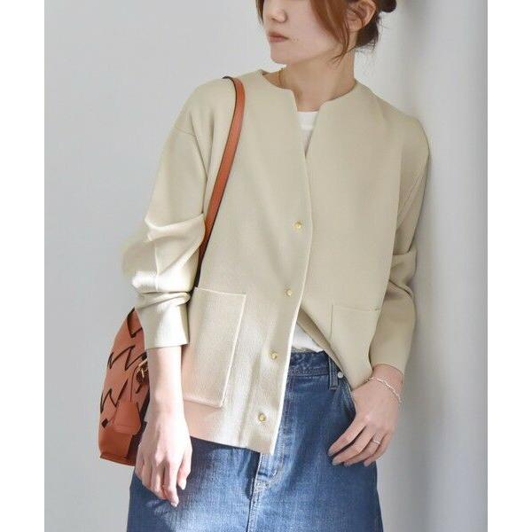 SHIPS / シップス 《一部追加予約》quaranciel:〈手洗い可能〉ノーカラー ポケット ...