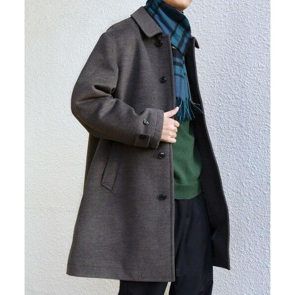 SHIPS / シップス SHIPS any: ウォーム メルトン ステンカラー コート◇