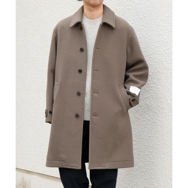 SHIPS / シップス PURE WOOL MELTON ステンカラー コート 26AW◆