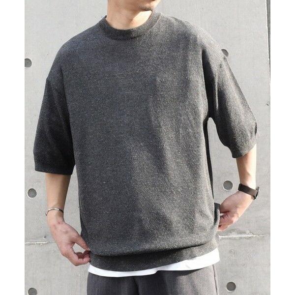 SHIPS / シップス SHIPS any: 〈手洗い可能〉リネンミックス サマーニット リラック...