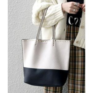SHIPS for women / シップスウィメン 【WEB限定】SHIPS any: 2WAY スタッズ ビッグトート 2