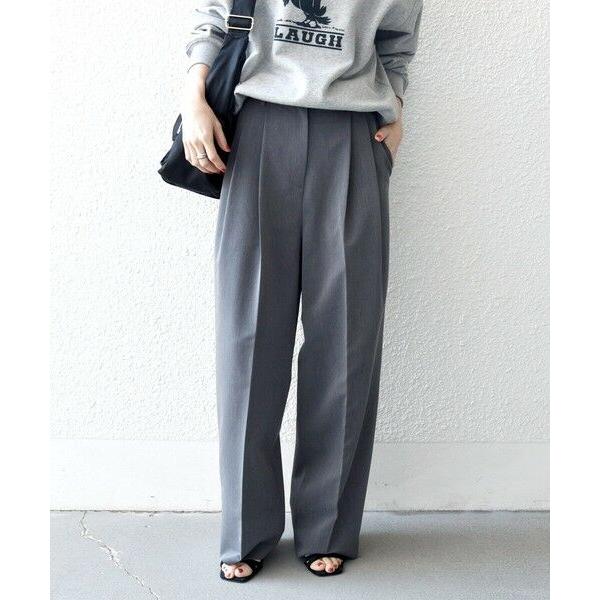 SHIPS / シップス SHIPS any:〈手洗い可能〉2タック ワイド パンツ