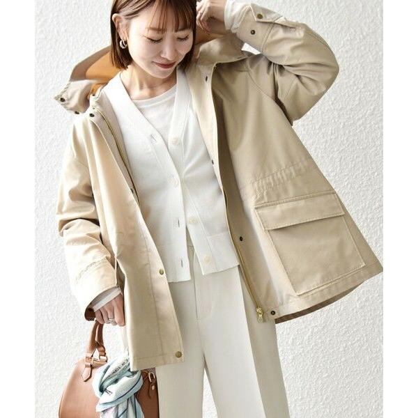 SHIPS / シップス SHIPS any:〈手洗い可能〉シャンブレー テントライン フード コー...