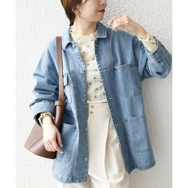 SHIPS / シップス SHIPS any:〈洗濯機可能〉ルーズ デニム カバーオール ジャケット...