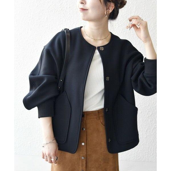 SHIPS / シップス SHIPS any:〈洗濯機可能〉ダンボール ノーカラー コンパクト ブル...