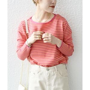 SHIPS for women / シップスウィメン SHIPS any: オーガニックコットン カラフル ボートネック プルオーバー｜selectsquare