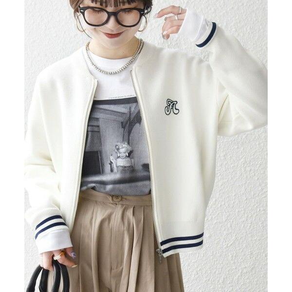 SHIPS / シップス SHIPS any:〈手洗い可能〉コットン ミックス ライン ジップ ブル...