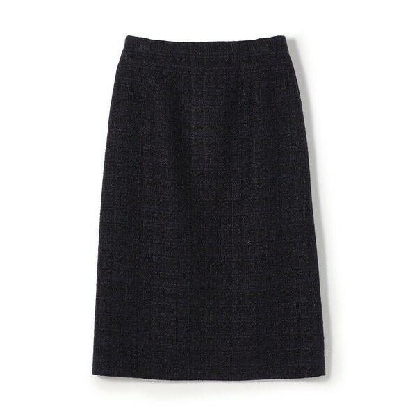 TOMORROWLAND / トゥモローランド ラメミックスツイード プレーンタイトスカート