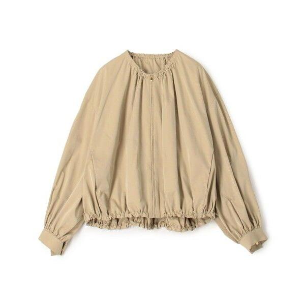 TOMORROWLAND / トゥモローランド ライトパウダリータフタ ギャザーブルゾン