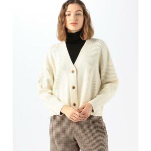 TOMORROWLAND / トゥモローランド ウールリブ Vネックカーディガン