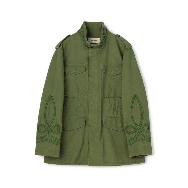 TOMORROWLAND / トゥモローランド スラブバックサテン ミリタリージャケット