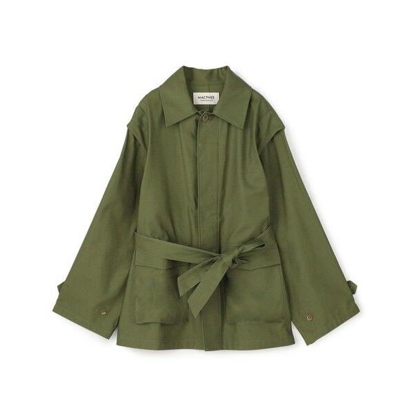 TOMORROWLAND / トゥモローランド スラブバックサテン ミリタリージャケット