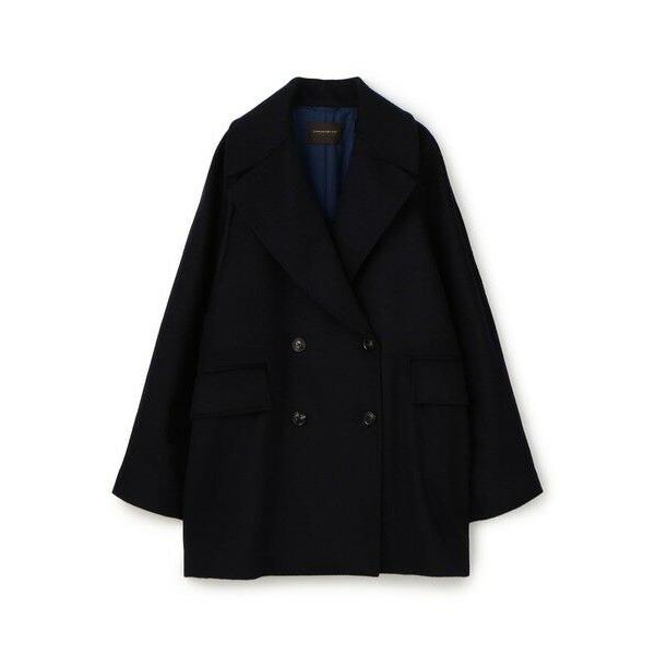 TOMORROWLAND / トゥモローランド ウェービーカシミヤ ラグランショートコート