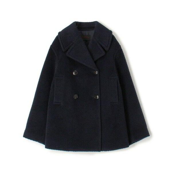 TOMORROWLAND / トゥモローランド モヘヤダイヤゴナル ピーコート