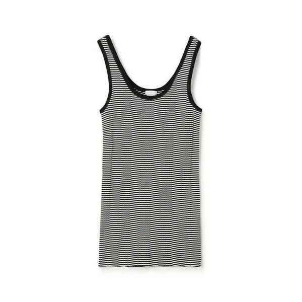 TOMORROWLAND / トゥモローランド コットンランダムリブ タンクトップ