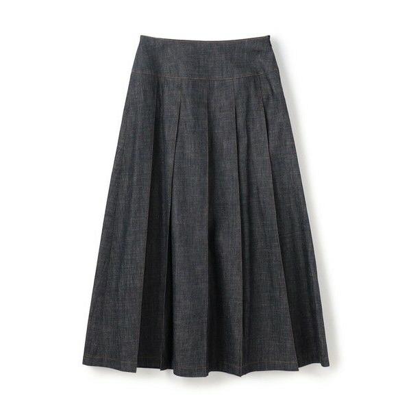 TOMORROWLAND / トゥモローランド ステイブルーデニム フルタックスカート