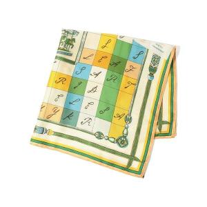 TOMORROWLAND / トゥモローランド MANIPURI CROSSWORD シルクスカーフ