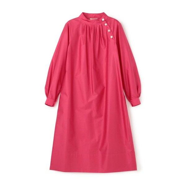 TOMORROWLAND / トゥモローランド コットンバックサテン ボリュームスリーブワンピース