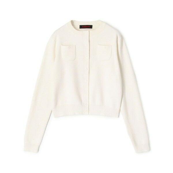 TOMORROWLAND / トゥモローランド コットンカシミヤ クルーネックカーディガン