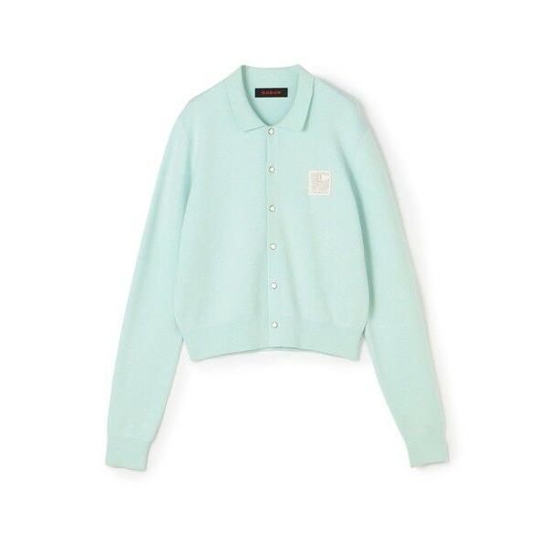 TOMORROWLAND / トゥモローランド コットンカシミヤ パールロゴポロカーディガン