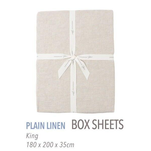 TOMORROWLAND / トゥモローランド プレーンリネン ボックスシーツ（キング）