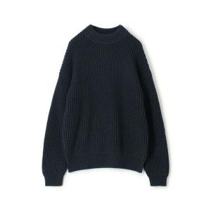 CABaN（キャバン） セーター ニット コットンカシミヤワッフル モック