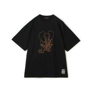 CABaN（キャバン） tシャツ スビンコットン アフリカンエンブロイ