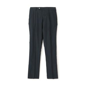 新品未使用　TOMORROWLAND サマーウール1プリーツイージースラックス TOMORROWLAND スラックス ウールポリエステル 1プリーツ