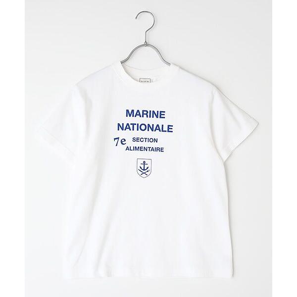 Harriss / ハリス コットン天竺マリンプリントTシャツ