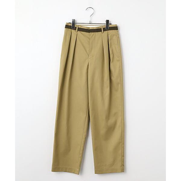 Harriss / ハリス 2タックフェイクベルトパンツ