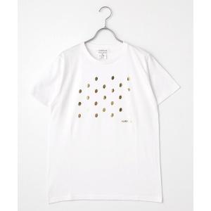 Harriss / ハリス ドットデザインプリントTシャツ