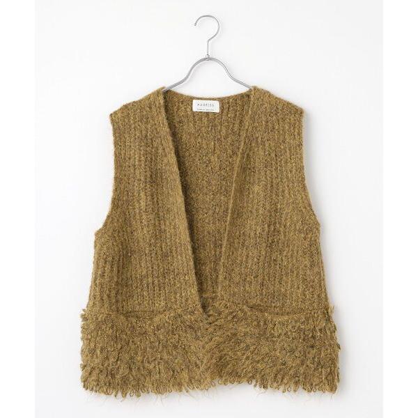 Harriss / ハリス ３G畦編みフリンジベスト
