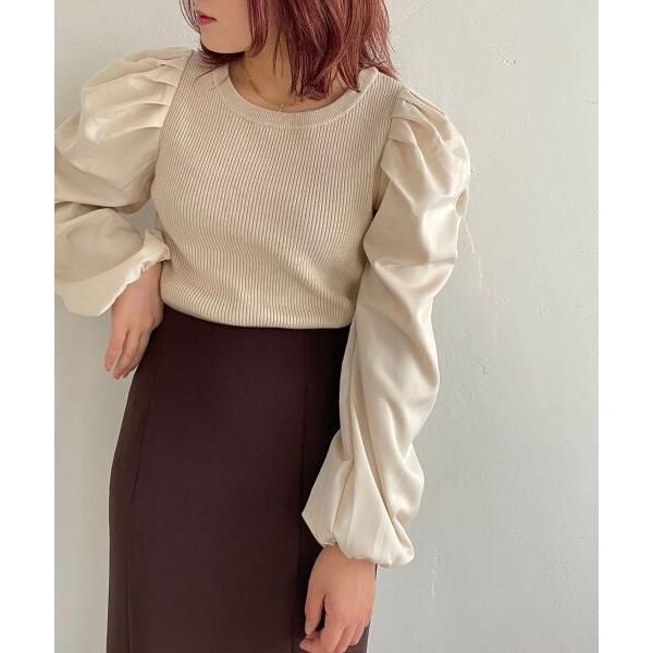 MAJESTIC LEGON / マジェスティックレゴン ∞ボリュームパフスリーブニット