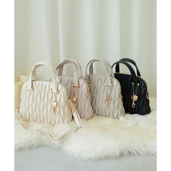 MAJESTIC LEGON / マジェスティックレゴン チャームセットキルティングバッグ