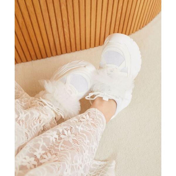 MAJESTIC LEGON / マジェスティックレゴン 取り外しできるフリルスニーカー