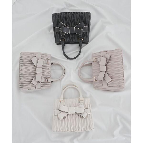 MAJESTIC LEGON / マジェスティックレゴン クラシカルスクエアリボンバッグ