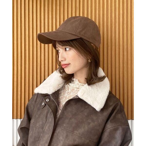 MAJESTIC LEGON / マジェスティックレゴン フェイクスエードロングブリムキャップ