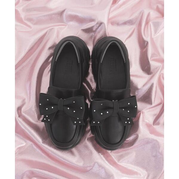 MAJESTIC LEGON / マジェスティックレゴン 取り外しリボンスニーカーローファー