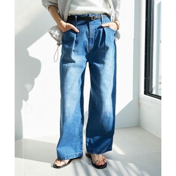 le.coeur blanc / ルクールブラン タックワイドデニム