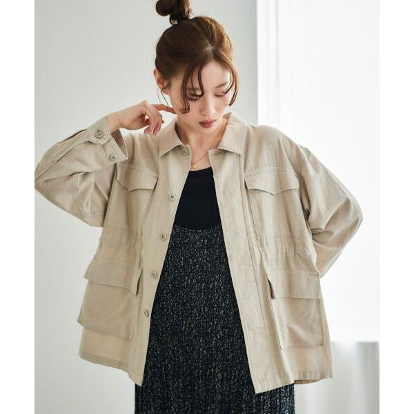 le.coeur blanc / ルクールブラン ミリタリーハーフジャケット